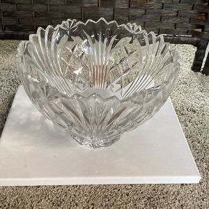 Vintage Large Crystal Bowl
